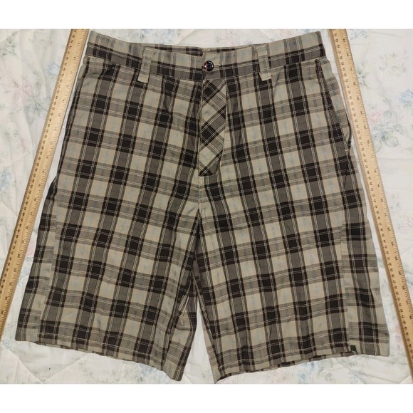 Hurley Shorts Plaid Men's Size 31 - Picture 1 of 10